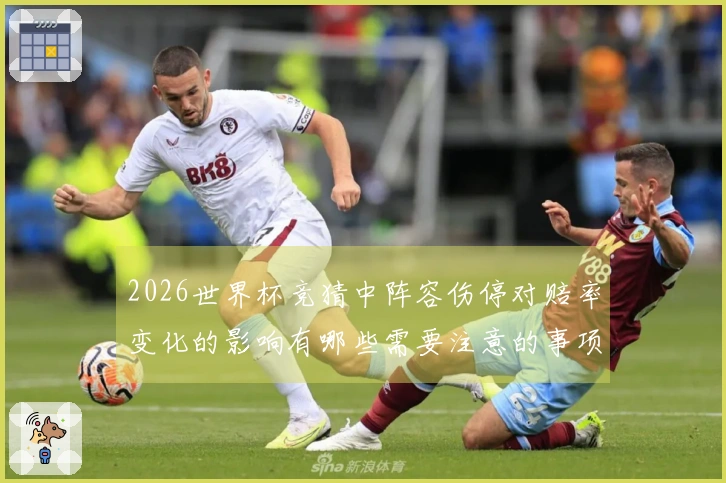 2026世界杯竞猜中阵容伤停对赔率变化的影响有哪些需要注意的事项