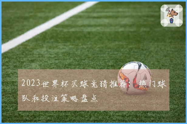 2023世界杯买球竞猜推荐：热门球队和投注策略盘点