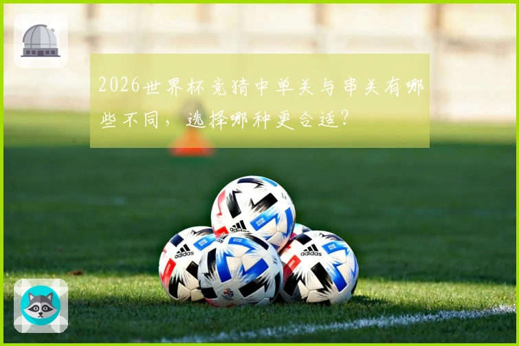 2026世界杯竞猜中单关与串关有哪些不同，选择哪种更合适？